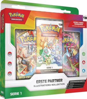 Pokémon Erste-Partner Illustrations-Kollektion Serie 1 Sammelbox