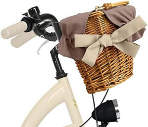 Milord Komfort Fahrrad Mit Weidenkorb Damenfahrrad, 28 Zoll