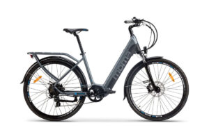 Moma Bikes EBIKE 28.2 HYDRAULIC – Trekkingrad mit elektrischer Unterstützung 28 " Grau