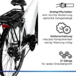 Zündapp Z802 E-Bike 28 Zoll elektrisch Bike Trekkingrad