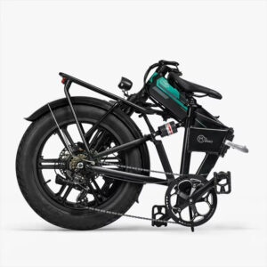 FIIDO M1 Folding Mountain Bike Schwarz – Klappbar, 20", 250W, herausnehmbarer Akku 12.5Ah